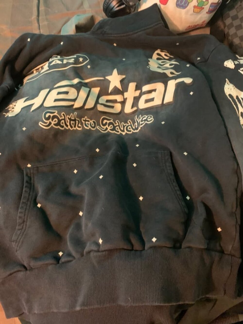 Hellstar Hoodie Vintage Black & White